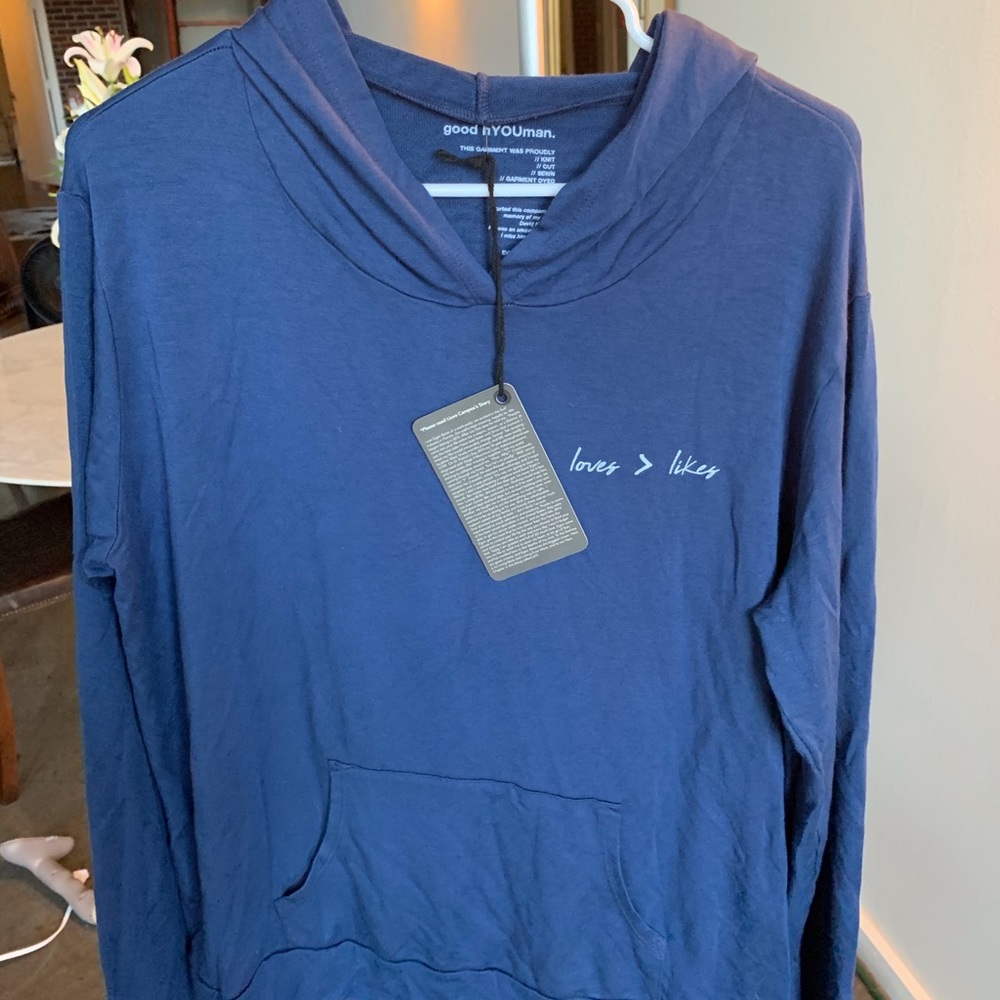 good hYOUman top, NWT, M/L